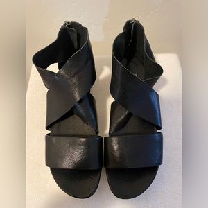 EILEEN FISHER SPORT PLATFORM SANDAL , dress it up or dress it down ….